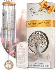 Spiritwind front view showing Tree of Life and graceful chime silhouette for comfort
