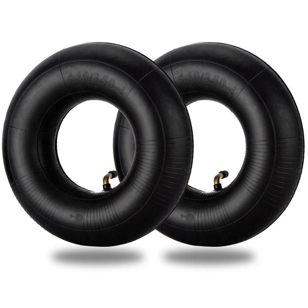 SPORTYOUTH front pack showing two 4.10/3.50-4 inner tubes and benefits