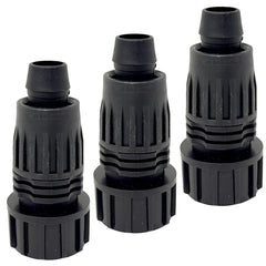 Sprinkland adapter front view showing compact connection and durable finish