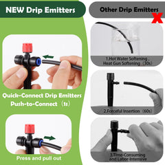 STAYPOT close-up of emitter detail highlighting removable dripper for easy cleaning