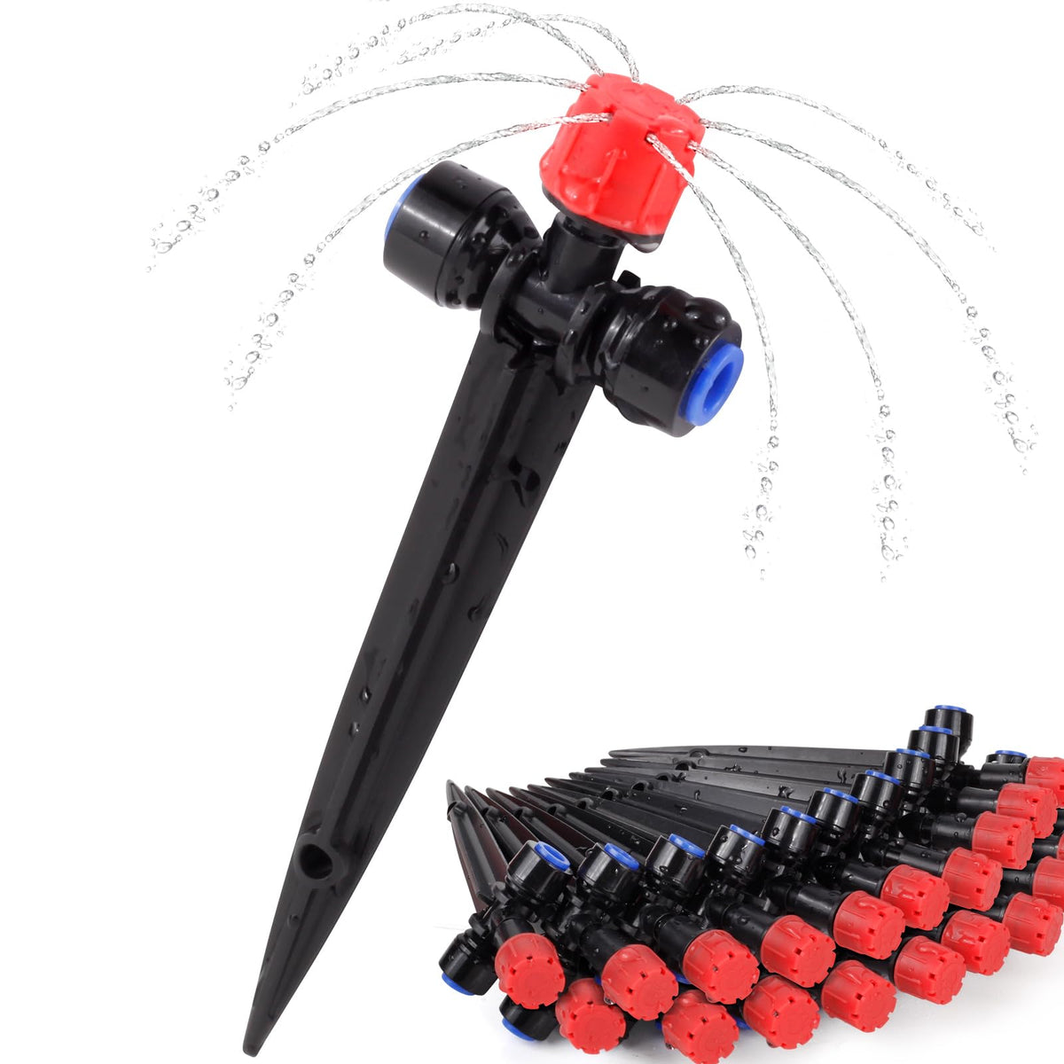 STAYPOT front packaging showing the 21-piece irrigation kit benefits