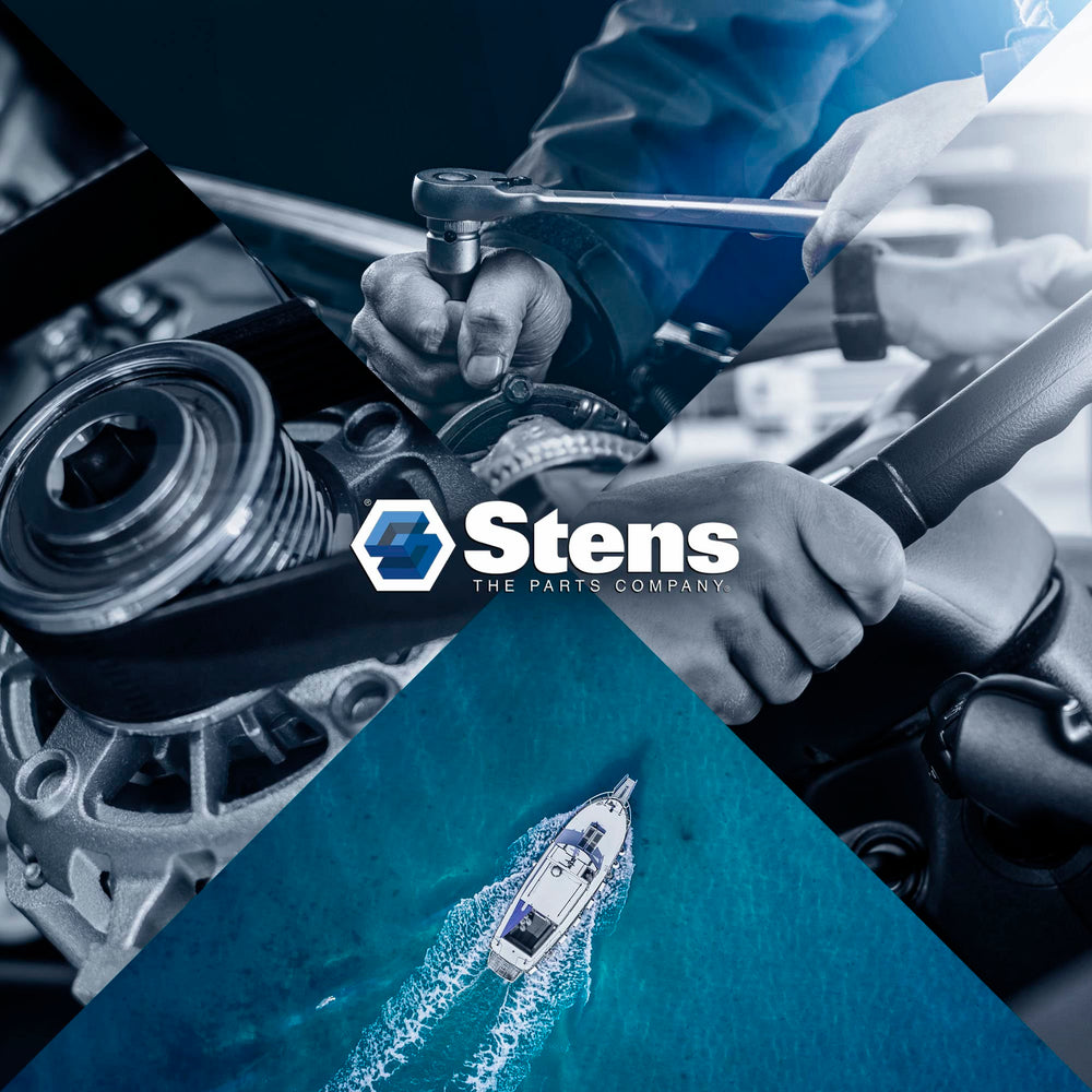 Workbench scene with Stens kit and tools showing professional repair convenience benefit