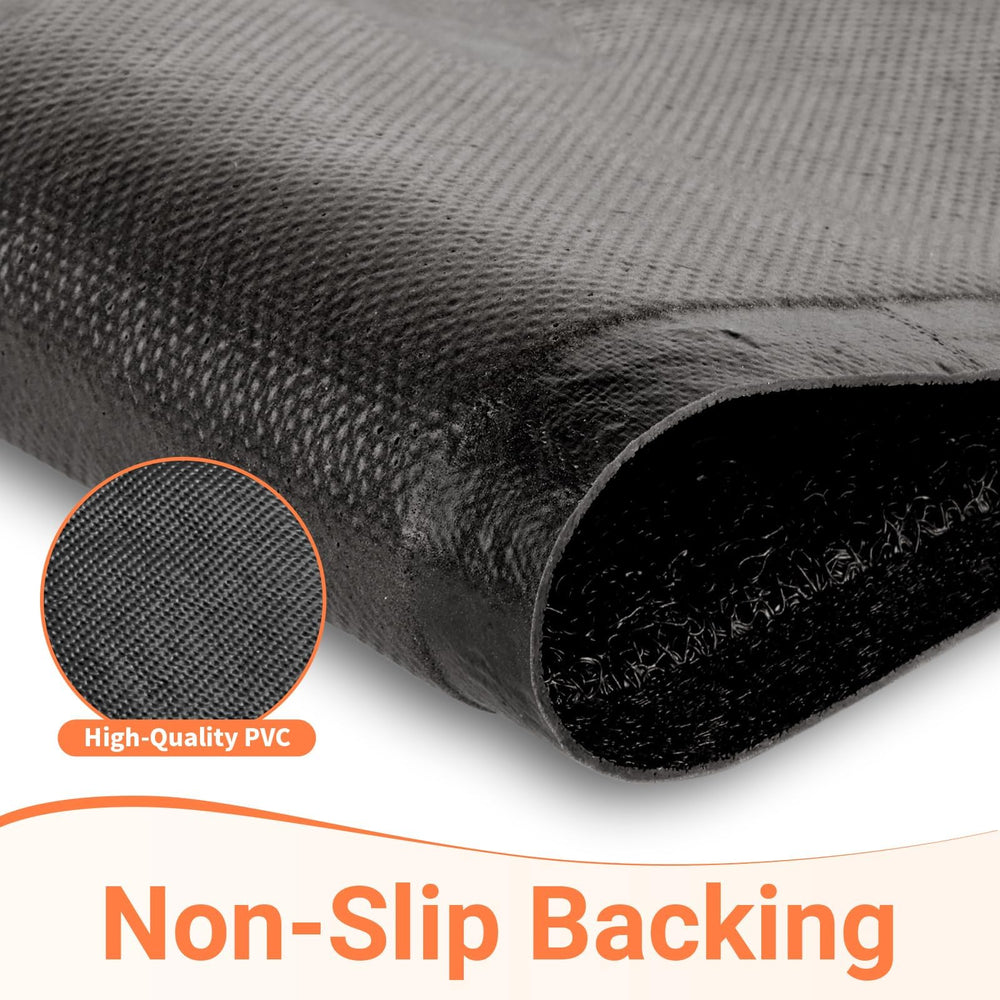 StepLively recycled PVC backing underside providing non-slip stability