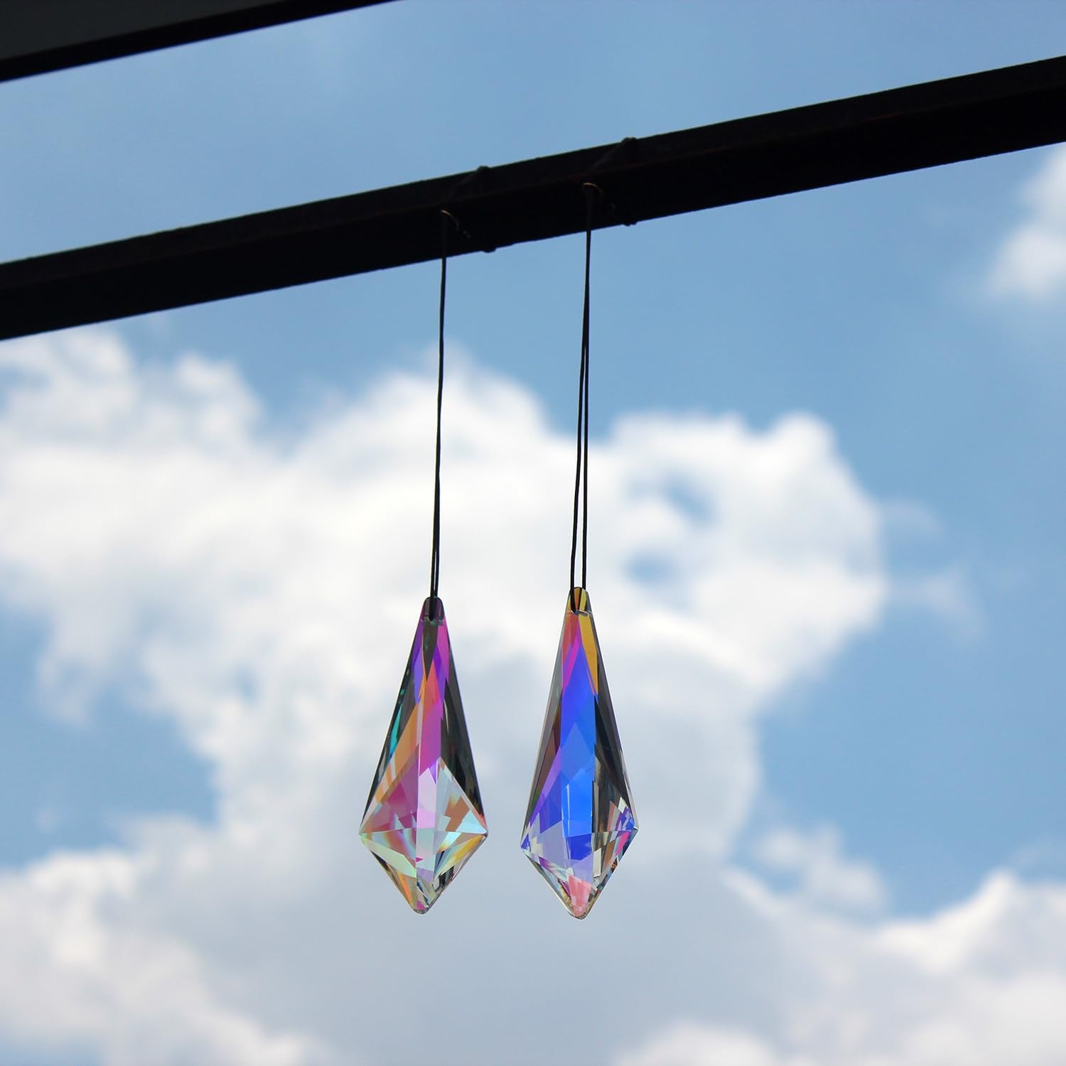 stino metal hooks and silky cords included for quick, secure hanging