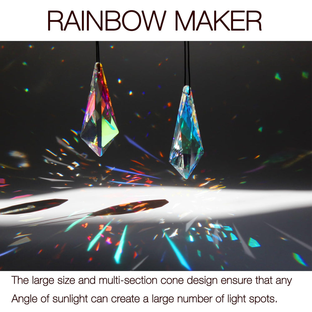 stino rainbow spots cast across wall demonstrating vivid elongated refractions
