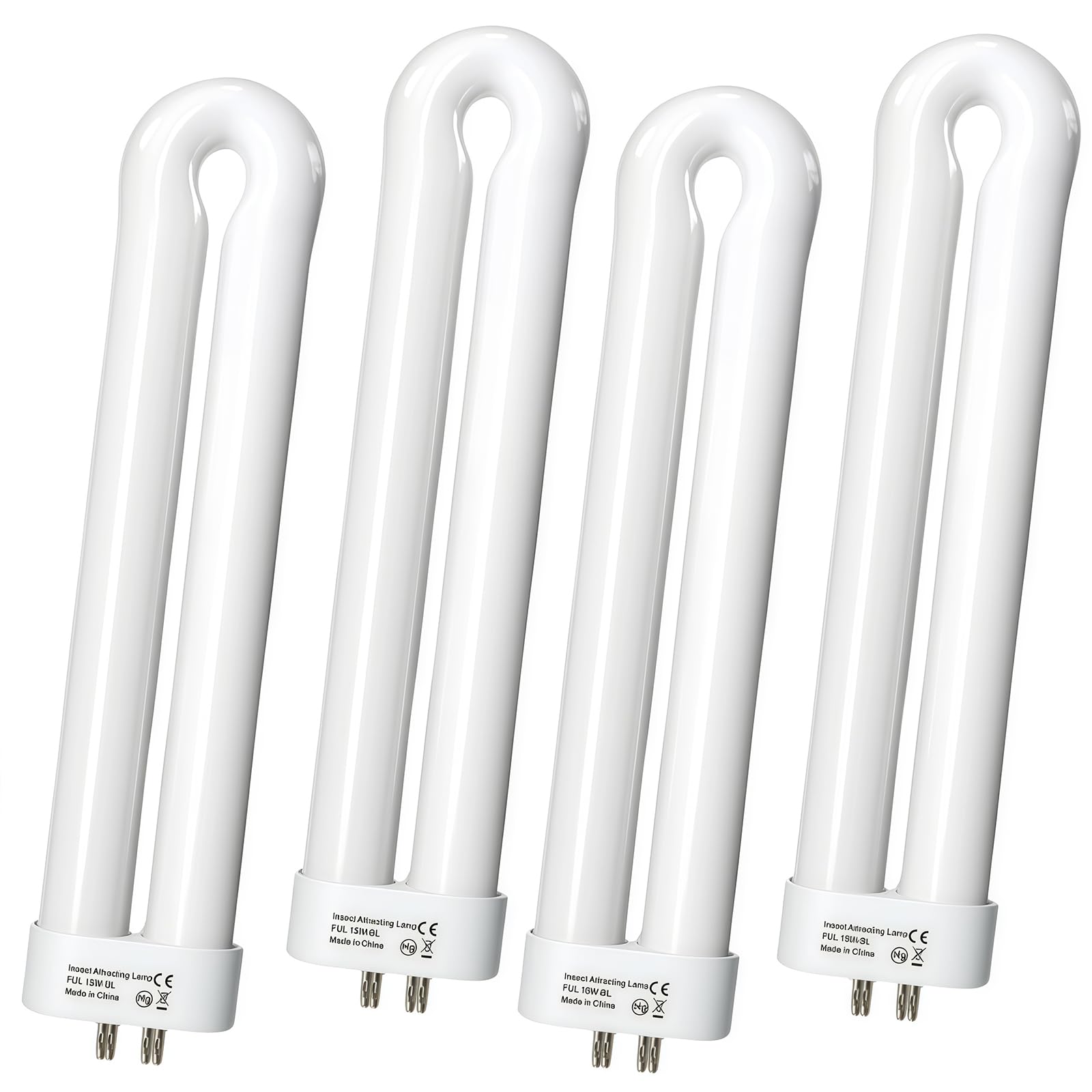 Stitokg front packaging showing four 15W replacement bulbs and contents benefit quick replacement