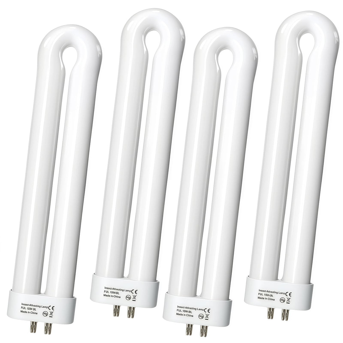 Stitokg front packaging showing four 15W replacement bulbs and contents benefit quick replacement