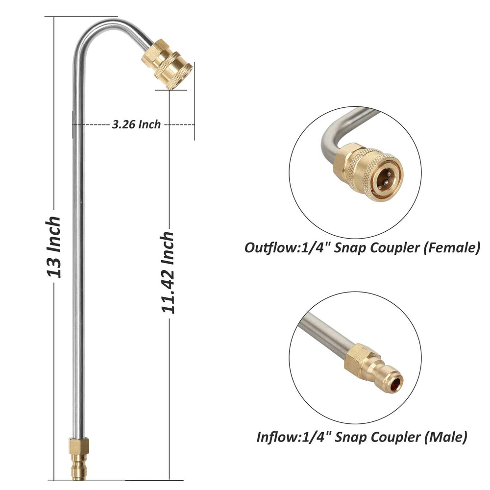 STYDDI closeup of brass and stainless U shaped head showing corrosion resistance benefit