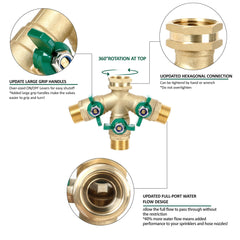 STYDDI swivel brass nut being installed on faucet for quick, tool-free fit