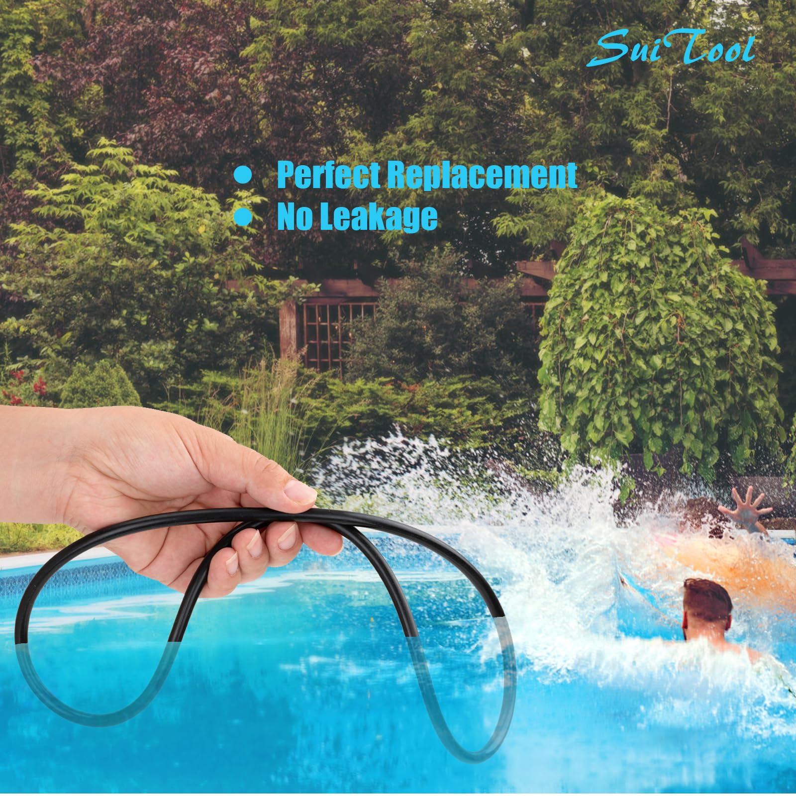 SuiTool O-ring beside ruler showing 8.98 inch inner diameter for accurate replacement