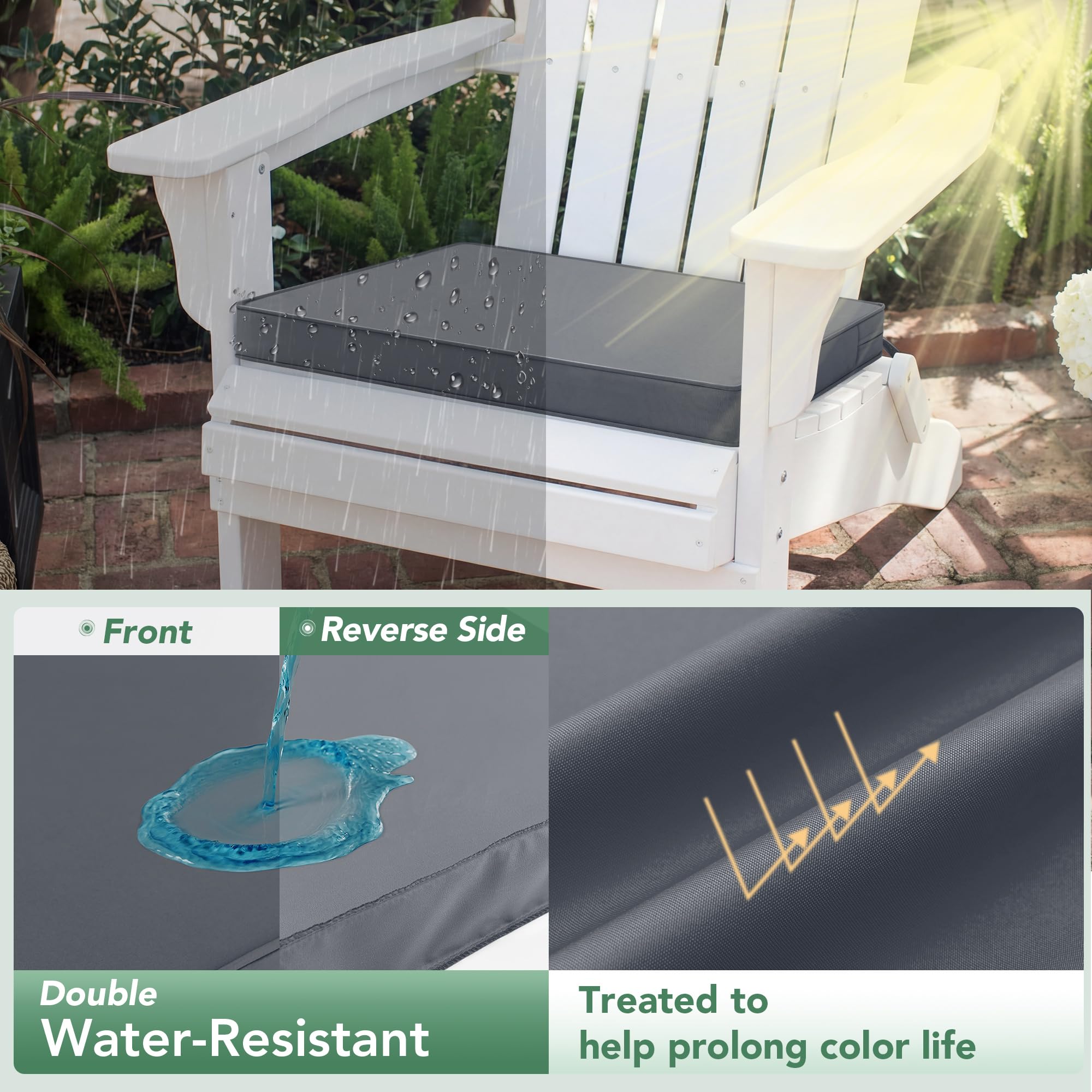 Summsun foam cross-section showing 28D support core for comfortable seating
