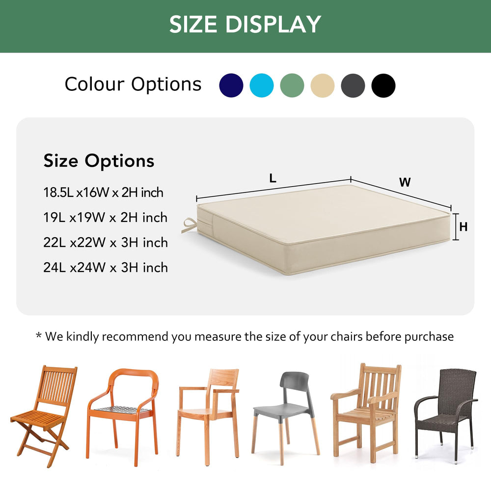 Summsun cushion on wicker dining chair illustrating improved seating comfort