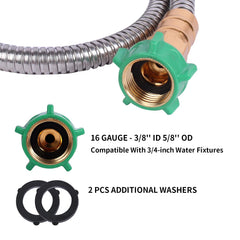 Sunifier heavy-duty connector closeup showing leak-resistant fitting benefit