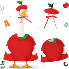 Sunnymove apple T-shirt front view showing bright apple design and seasonal appeal