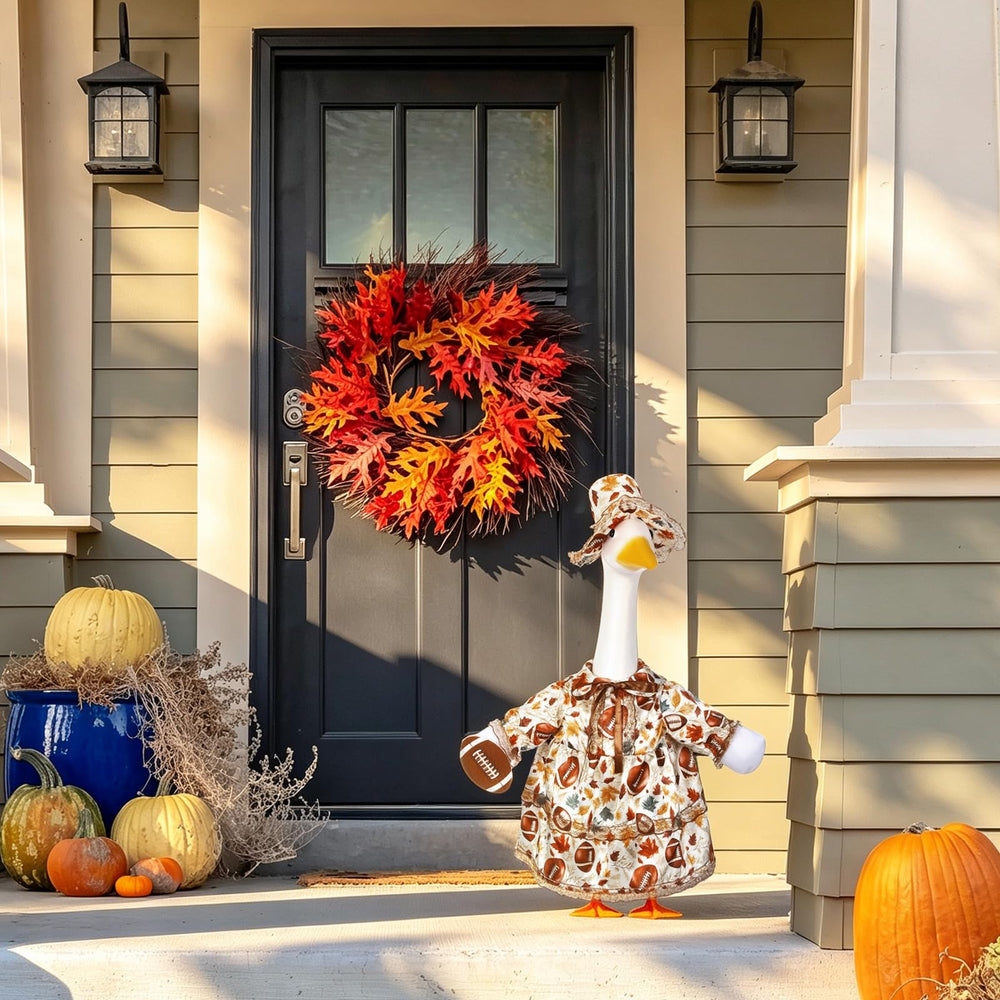 Sunnymove porch scene demonstrates outfit creating warm welcome