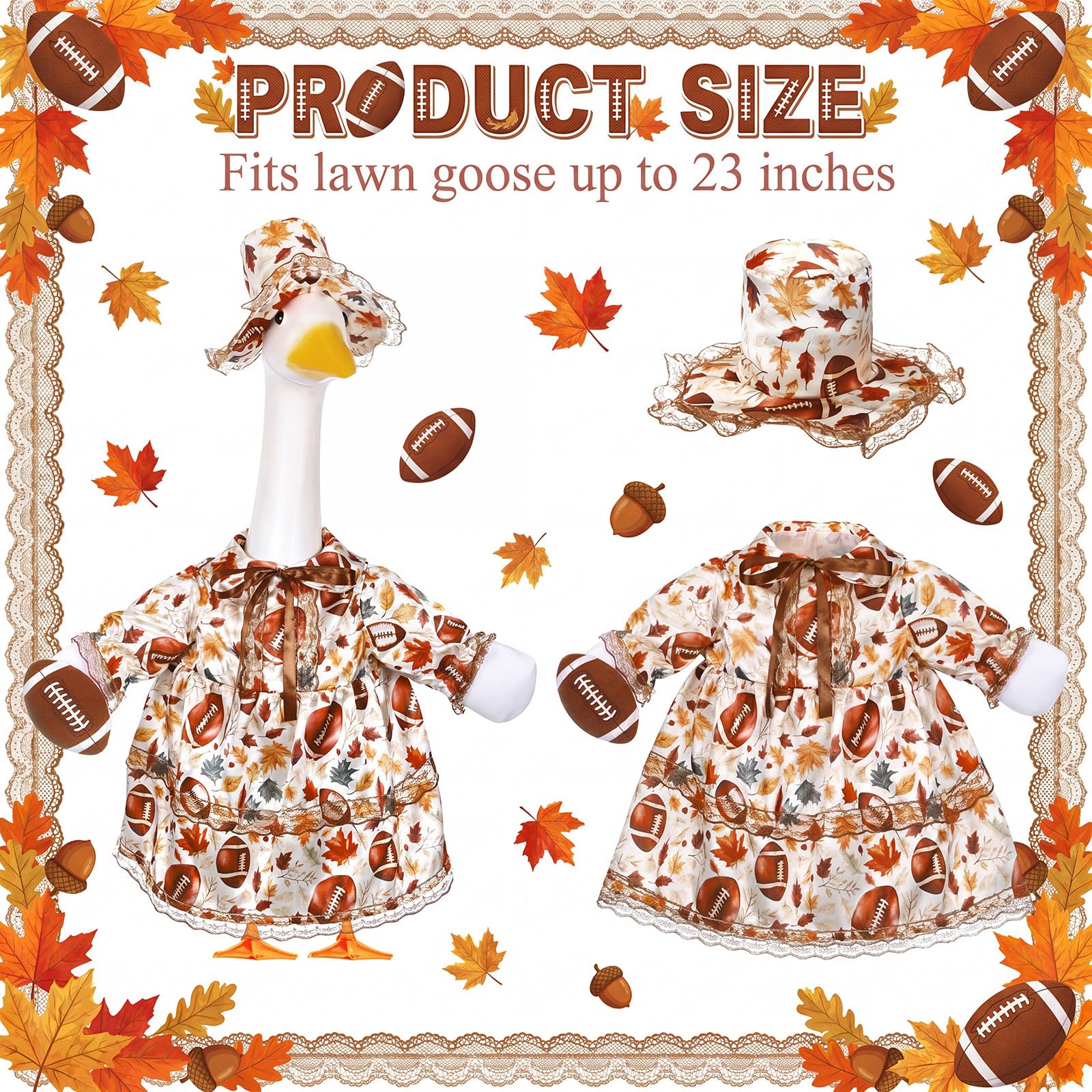 Sunnymove wide-brim hat detail provides charming fall character