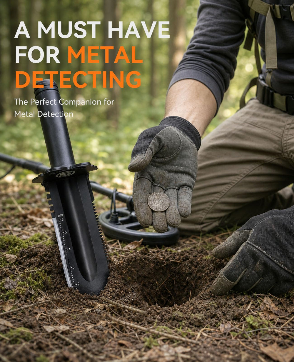SUNPOW shovel digging in rooty soil illustrating efficient plug removal