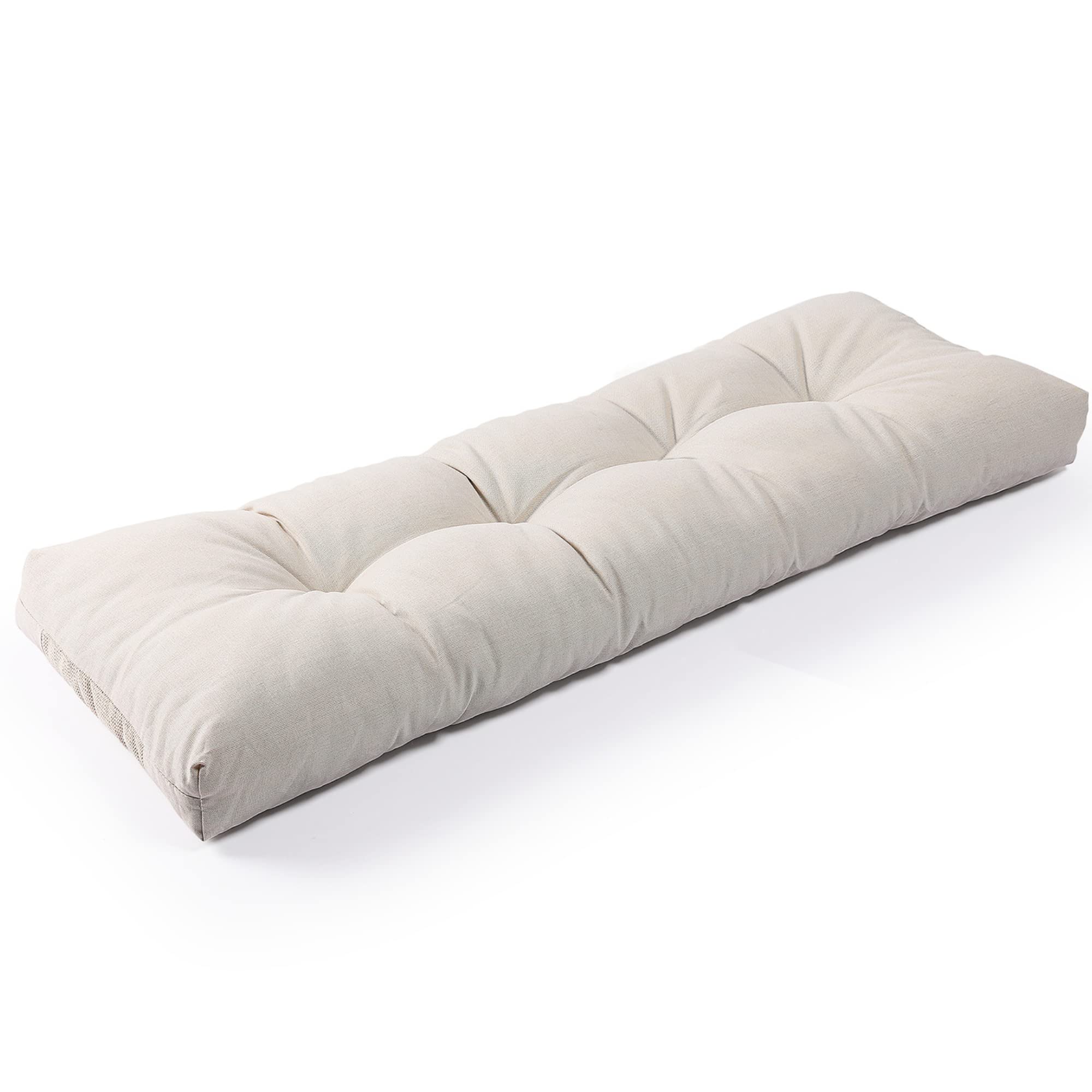 SUNROX front view cream bench cushion, comfortable durable seating