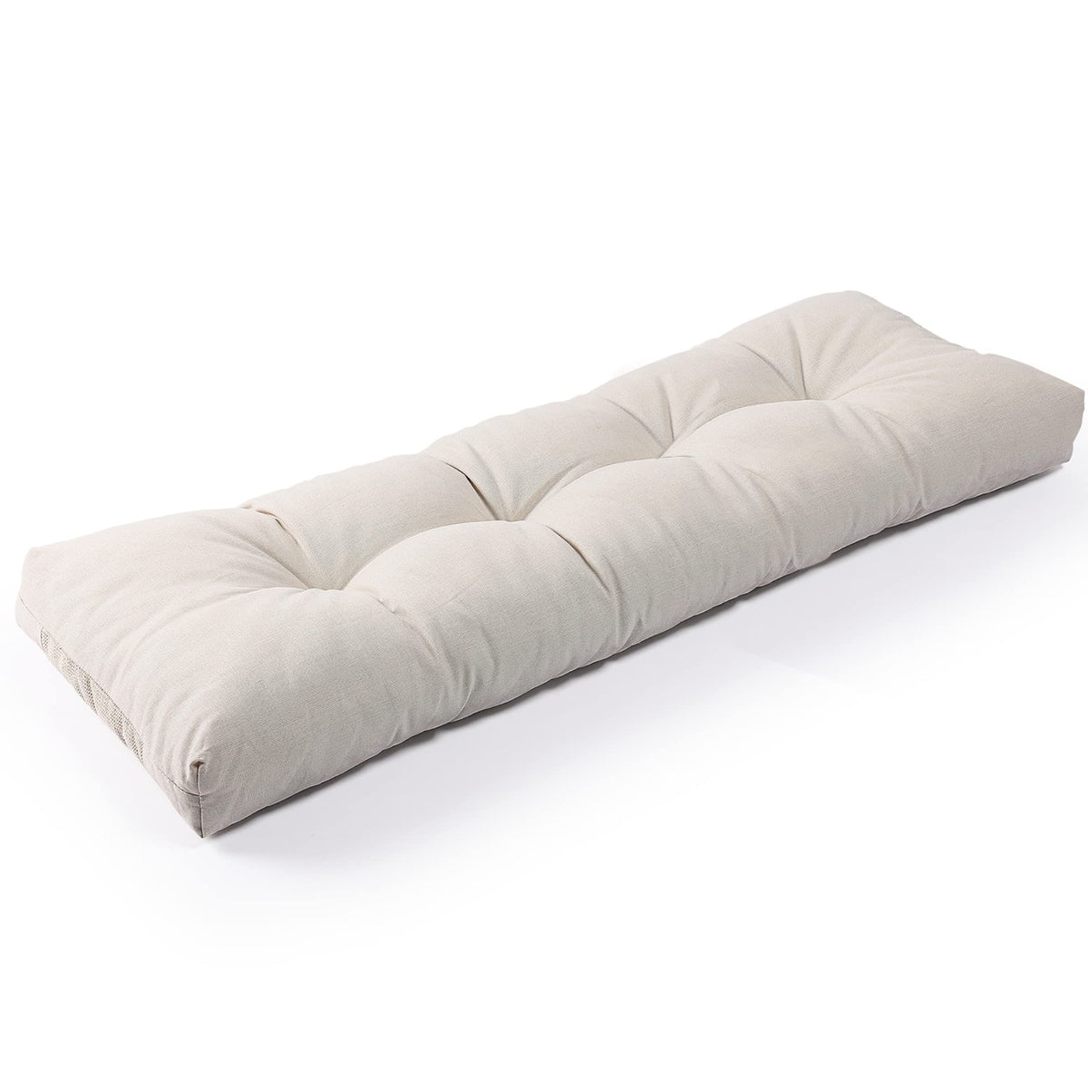 SUNROX front view cream bench cushion, comfortable durable seating