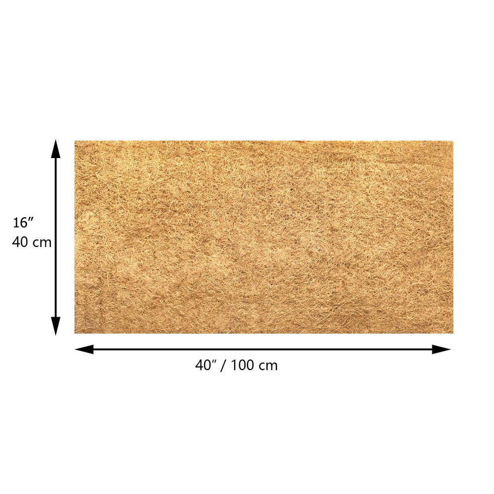 SUNYAY close-up of coir fiber texture highlighting breathability and drainage