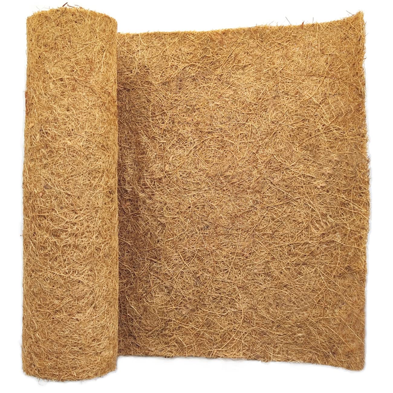 SUNYAY coco liner roll front view showing full 16x40 sheet and packaging benefit