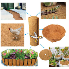 SUNYAY coir mat inside reptile terrarium providing natural, pet-safe flooring