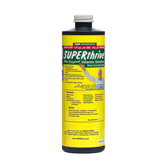 SUPERthrive bottle front view showing packaging and clear concentrate benefits