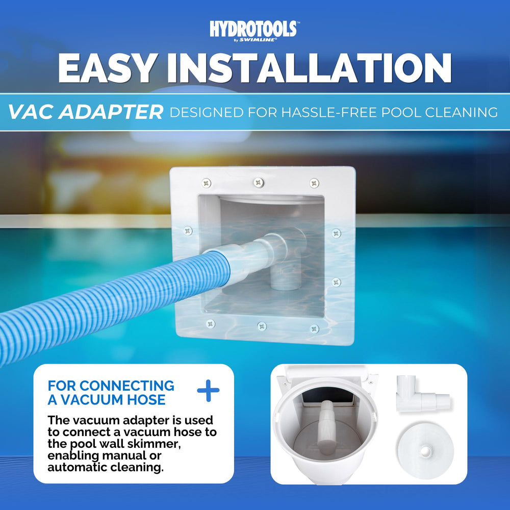 Swimline top-access basket open for fast debris removal and simple maintenance benefit