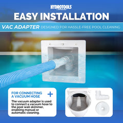 Swimline top-access basket open for fast debris removal and simple maintenance benefit