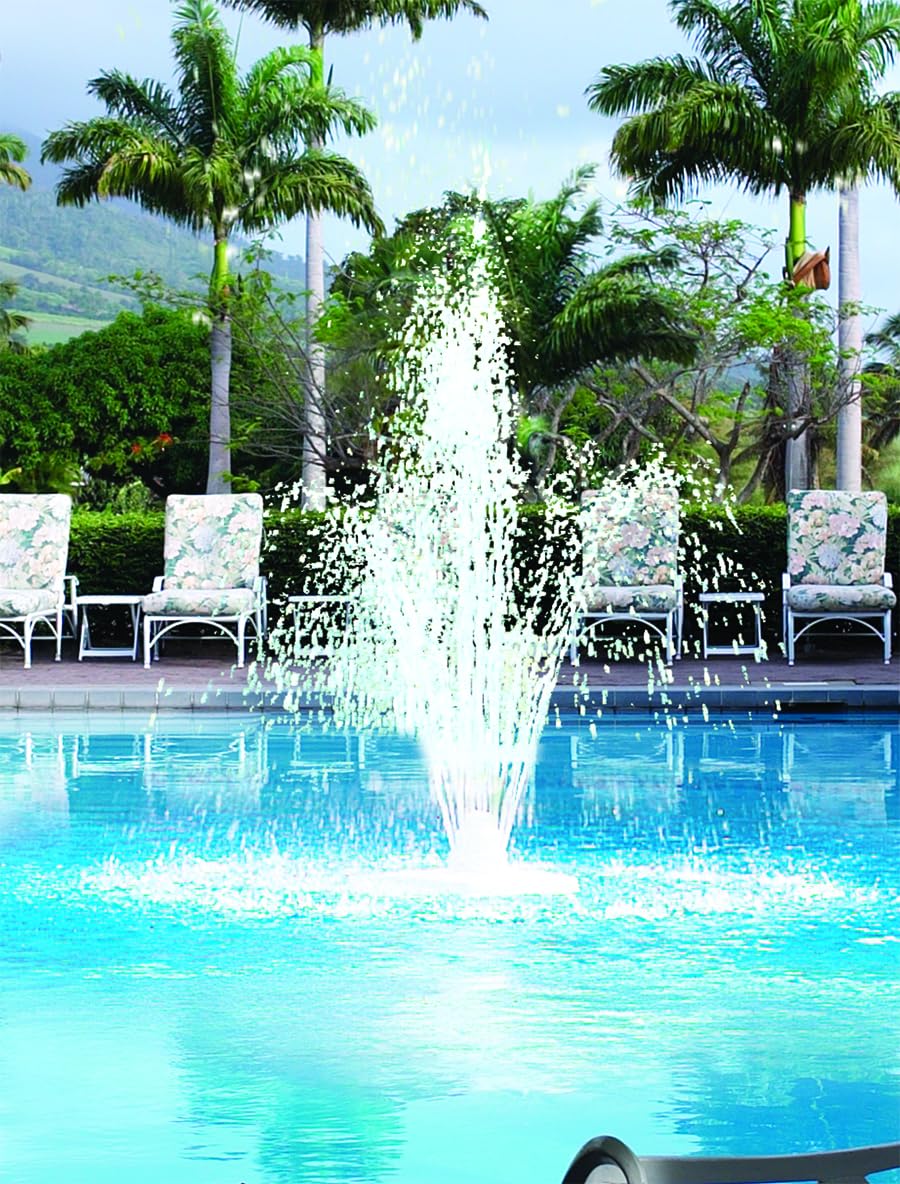 Swimline in-pool lifestyle shot showing scale and relaxing ambiance