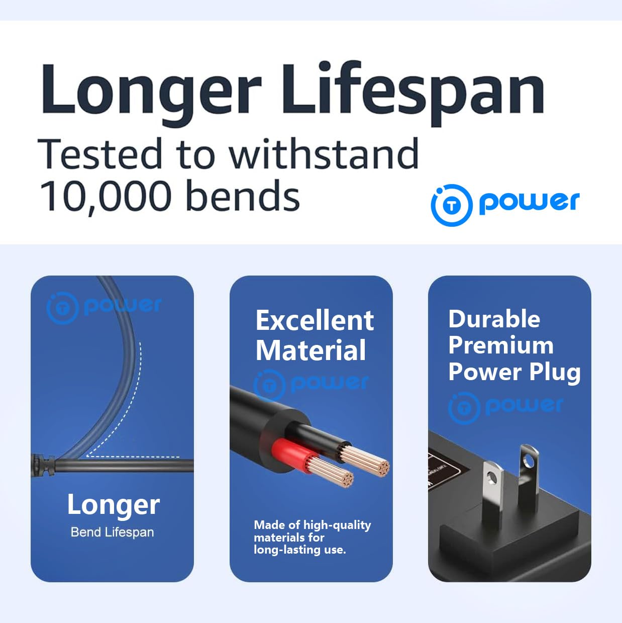 T POWER charger pictured near a portable generator for convenient in-field charging