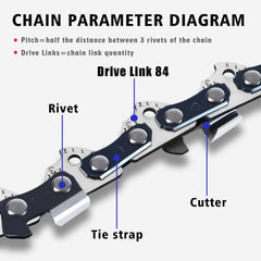T.TAOMI drive link oil grooves detail, improved lubrication for longer life