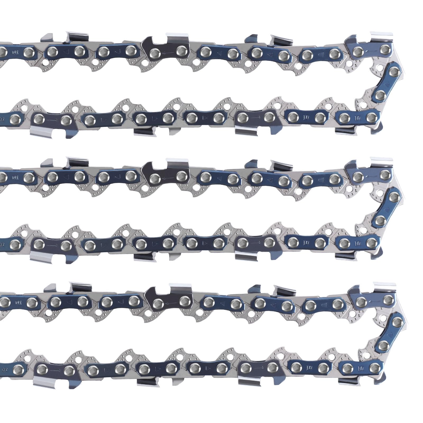 T.TAOMI front packaging showing 3-pack 28" chains, clear replacement choice