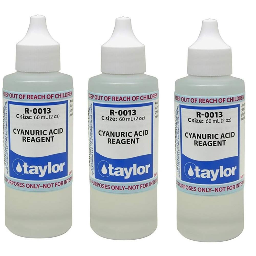 Taylor reagent bottle front label showing product and quick identification benefit