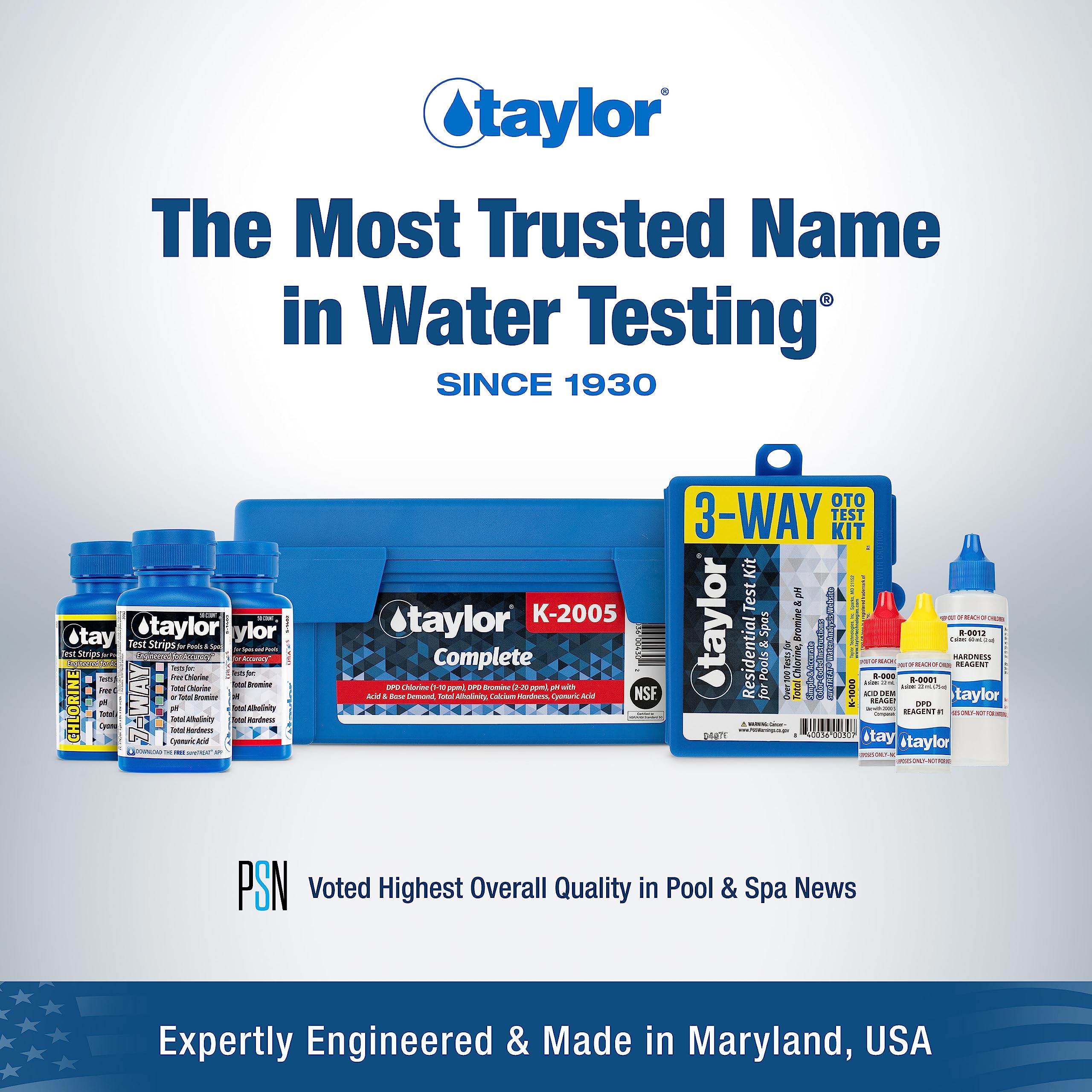Taylor K-1004 beside a ruler showing compact size and portability for technicians