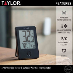 Taylor remote sensor close-up showing weatherproof housing and mounting bracket durability