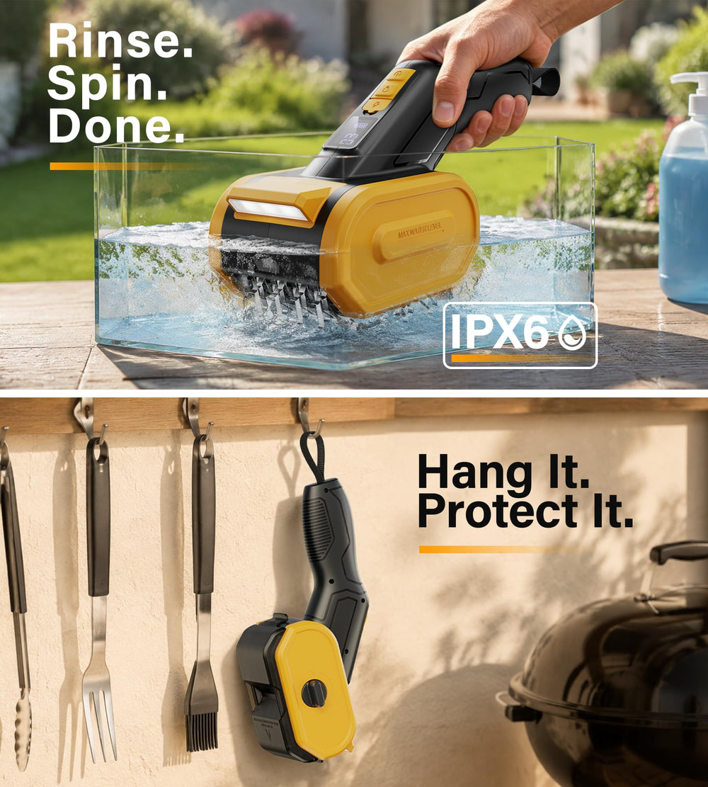 TAZENI handheld size comparison illustrating portability and convenience