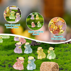 Teenzee mini yaks on cupcakes adding playful themed decoration