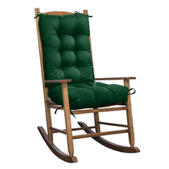 TESICA front view dark green cushions showing neat fit and color