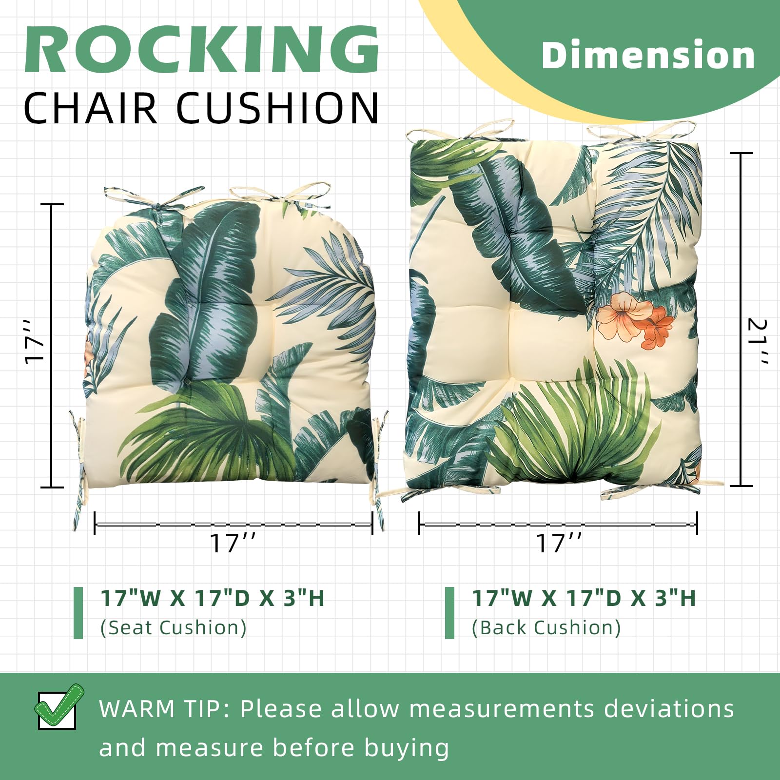 TESICA attached full-length ties securing cushion to chair and preventing slips
