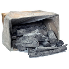 The Bincho Grill close-up of charcoal grain highlighting dense texture and even heat