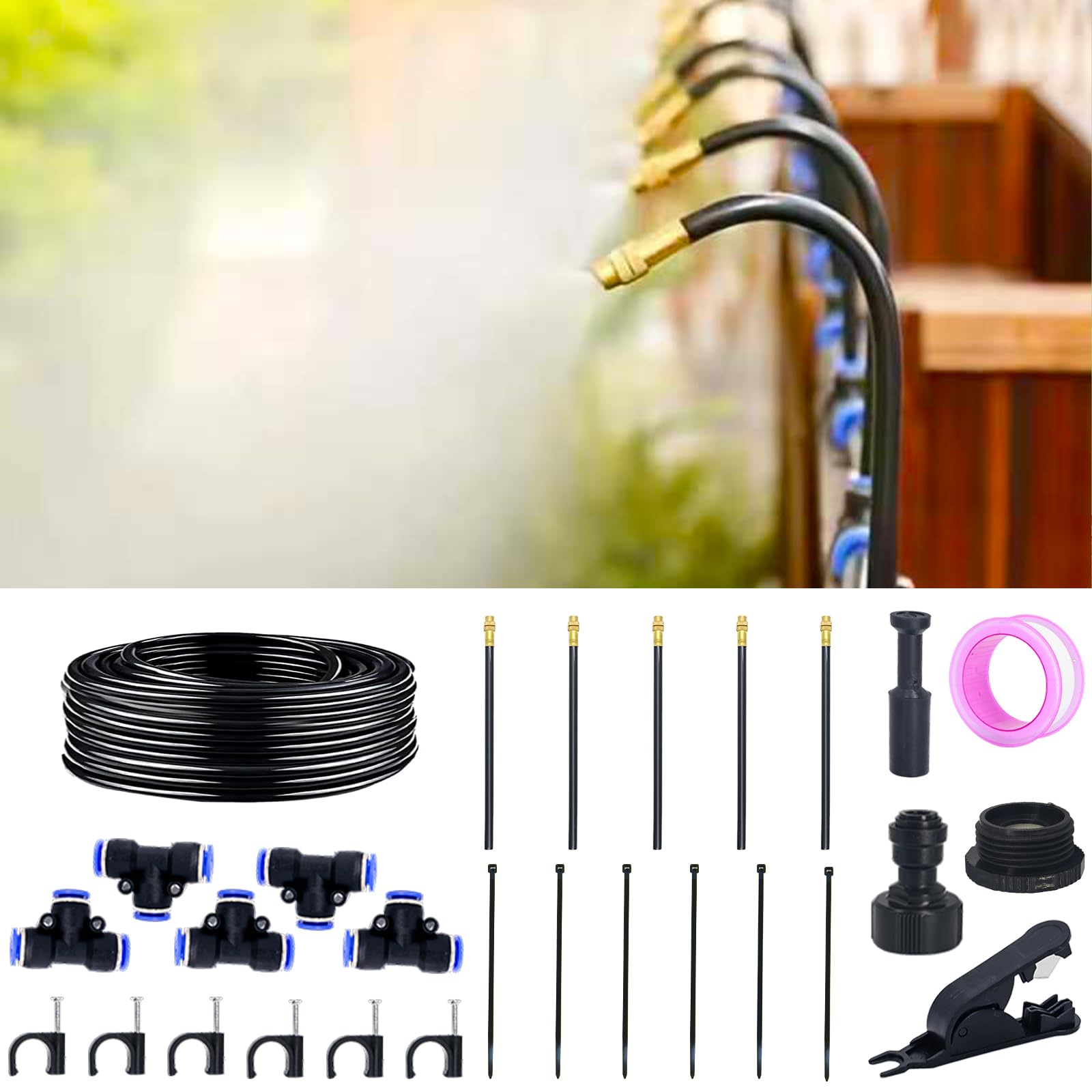 Thiswing front packaging showing full irrigation kit for quick setup