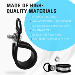 TIANAO clamp mounted on a trimmer shaft delivering stable strap attachment