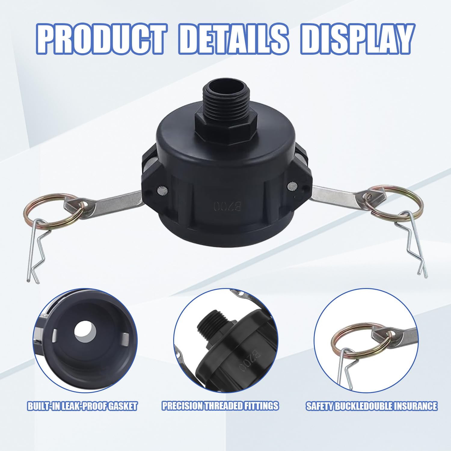 TianTianUp aluminum cam lever locking mechanism highlighting firm, vibration-resistant lock