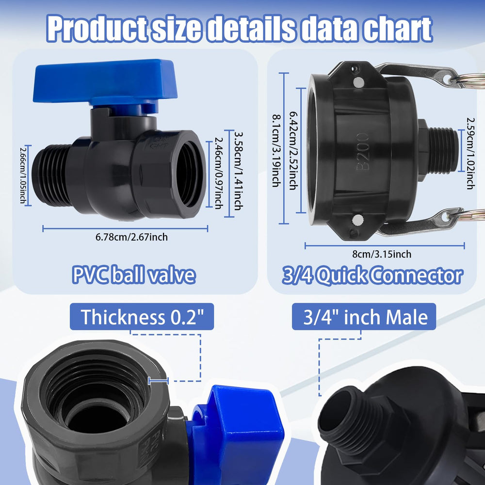 TianTianUp adapter installed on IBC tote demonstrating secure, spill-free attachment