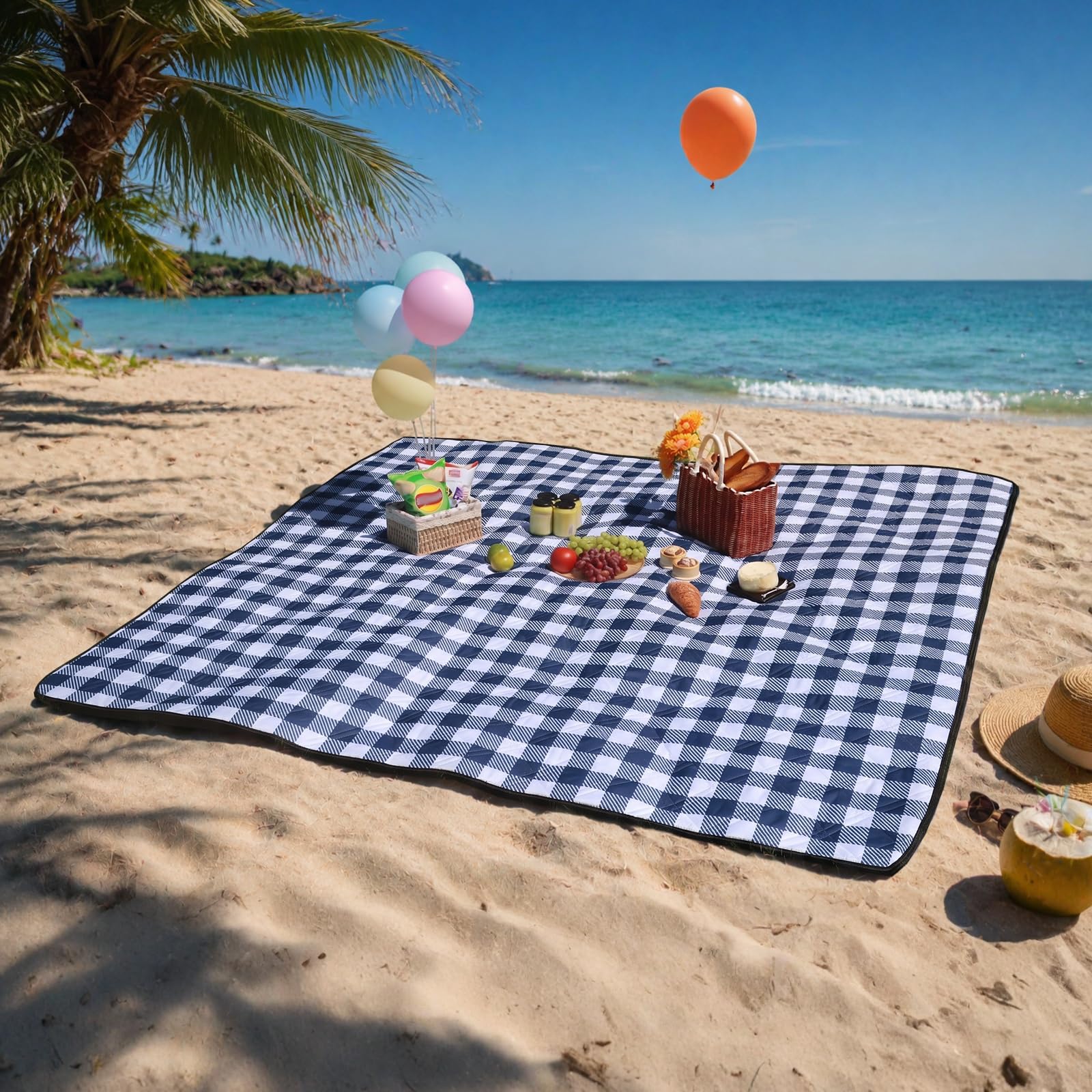 TigeJoy set up on a grassy lawn for picnic and outdoor dining