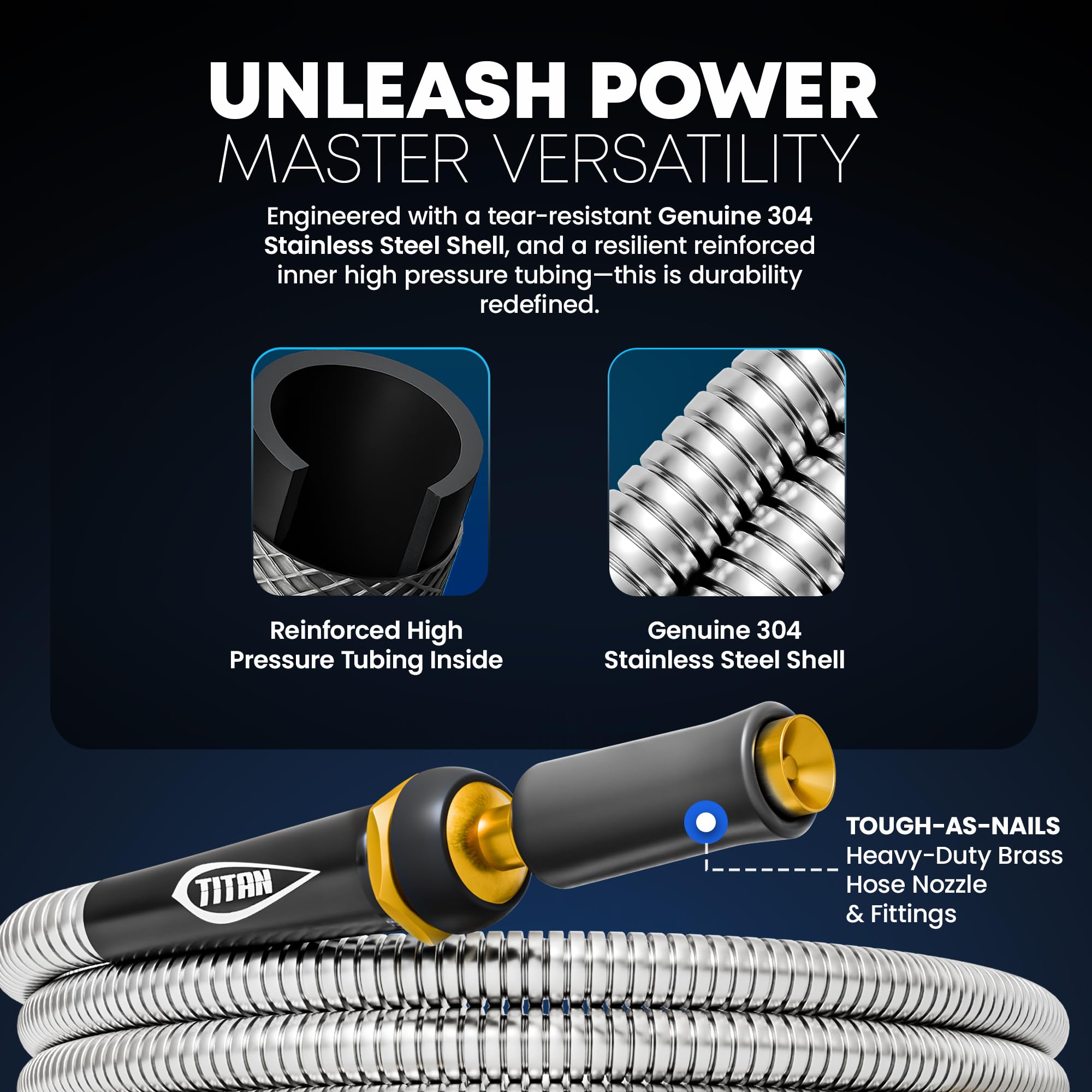 Titan inner core cross section revealing kink-free design and consistent flow
