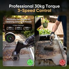 TITIUNCLE scouring pad brush head detail ideal for polishing grill surfaces