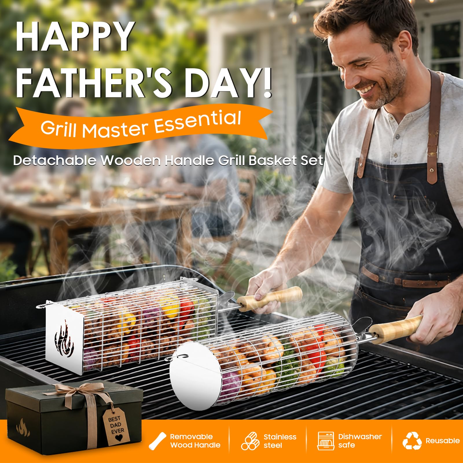 TNTOR packed for camping showing portable grill accessories convenience