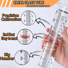 Toiclebor bright red float detail for quick visibility of water level